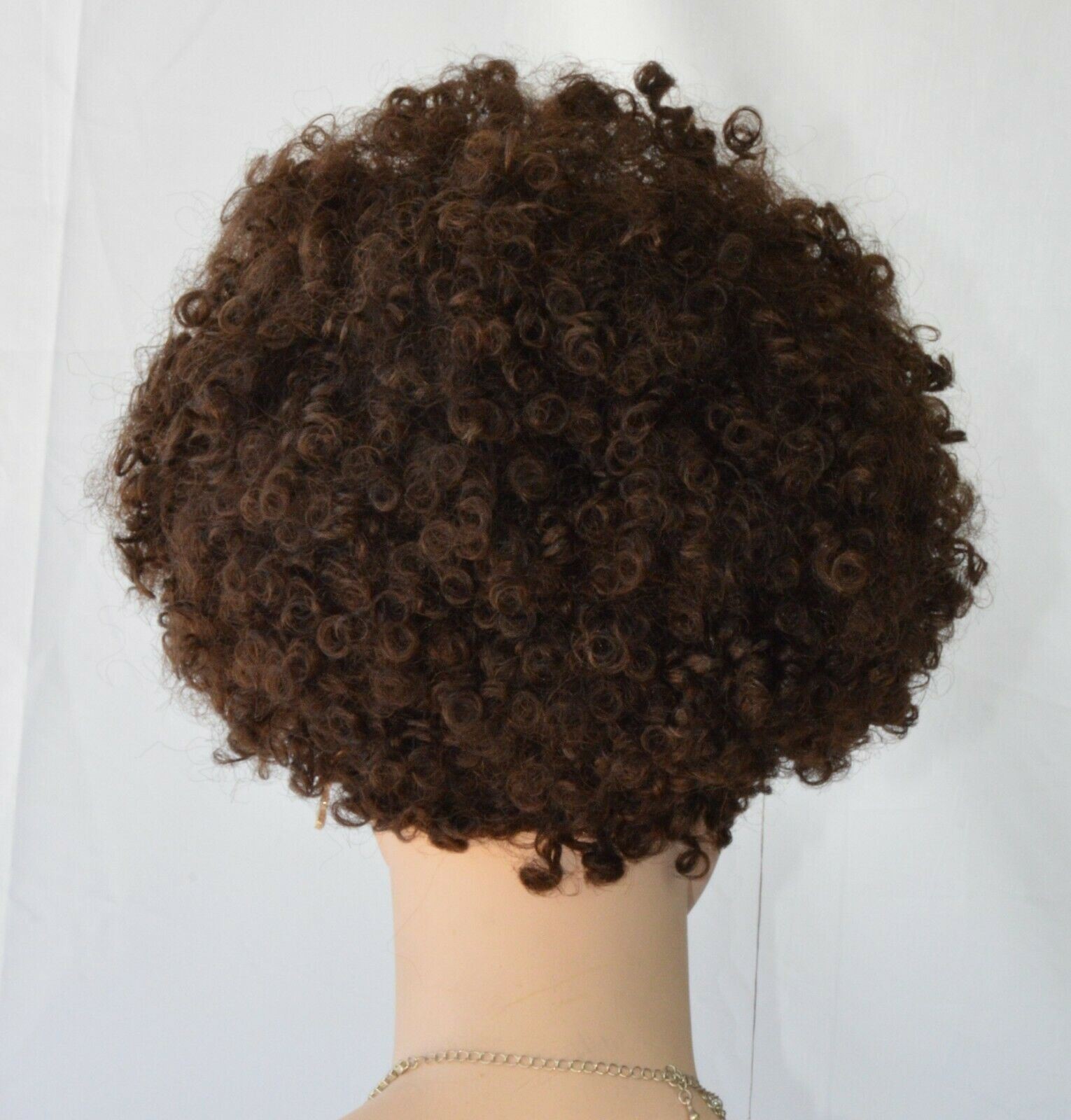 KEONA 100% Human Hair Kinky Curl Wig by Sepia Color #4 -LAST ONE – DISPLAY