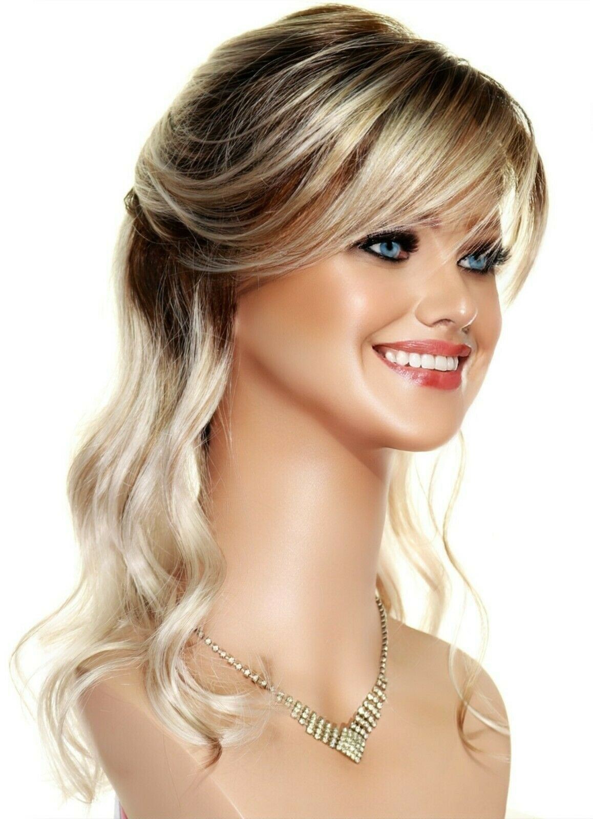 REEVES | PURE STRETCH CAP ESTETICA WIG | Softly Layered Waves VANILLA MACCHIATO