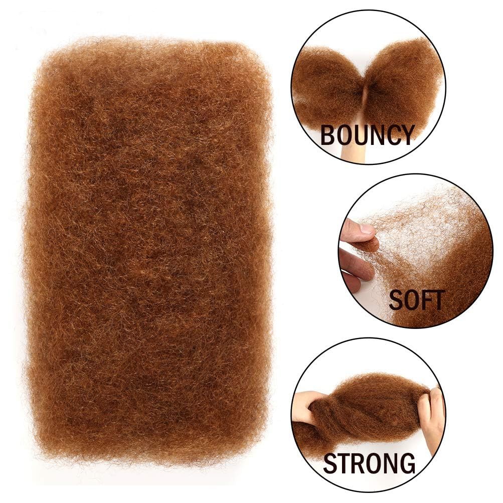 Style Icon 1 Bundle Afro Kinkys Bulk Human Hair (18″, 30#) – Twist Braids- Curly