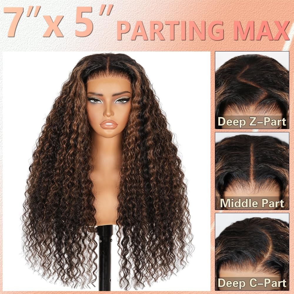 16 Inch 200 Density Balayage Glueless Lace Front Wig – Pre Plucked HD Ombre Deep