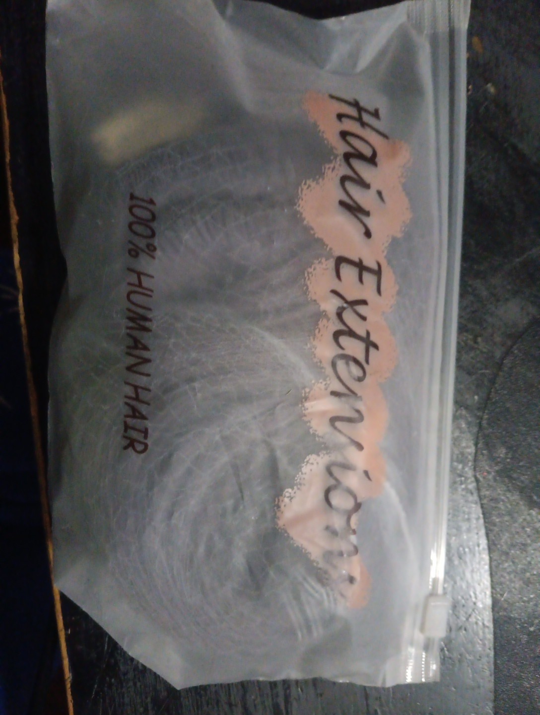 22″ Grey/gray Human Hair Clip In Extentions 70g+