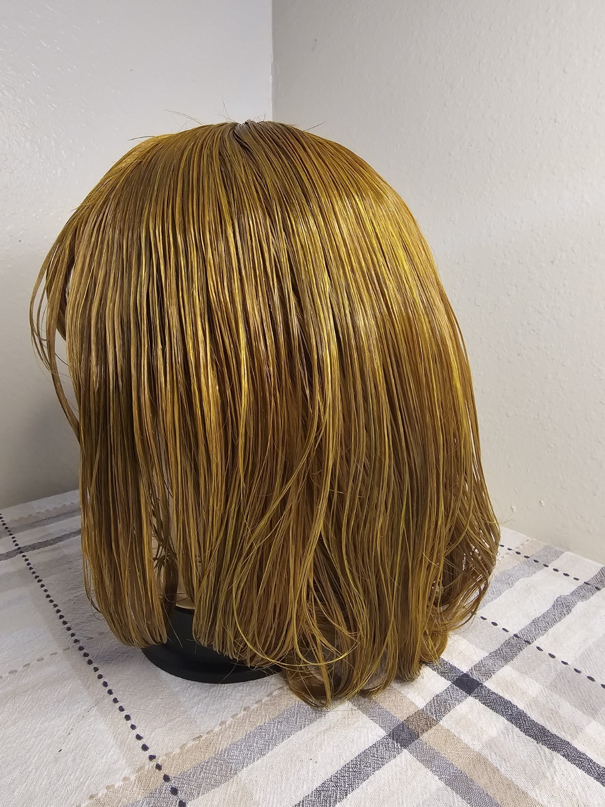 Bob Indonesia 100%HumanHair Wig Full Machine made No Lace