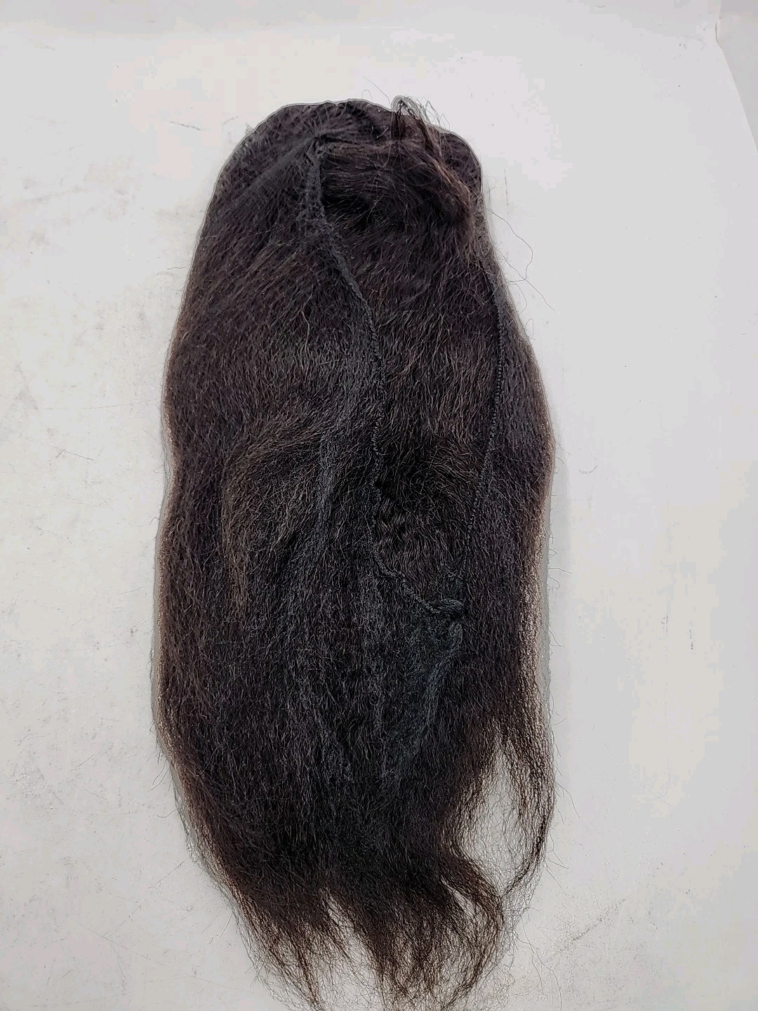 NEW OQ Hair Kinky Straight V-Part Glueless Wig – 16″