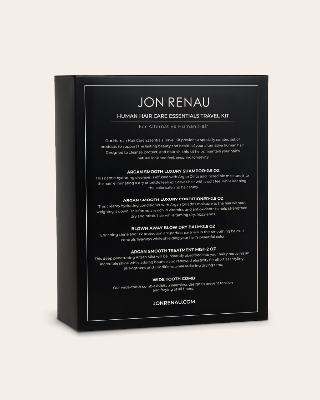NEW Jon Renau Human Hair Care System 5 Piece Kit For Wigs