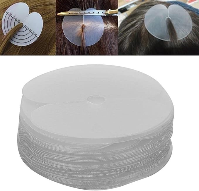 10 Hair Extension Scalp Protector Glue Gun Shields Discs Thermal Guards Flakes