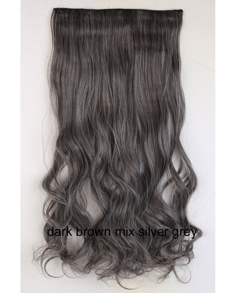 100%Thick 17-30 Inch 3/4 Full Head Clip In Hair Extensions,Brown Black Blonde LK