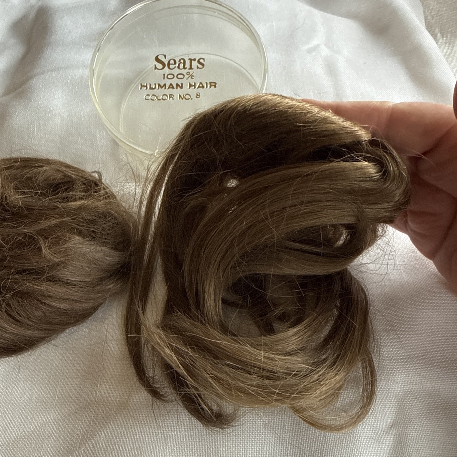 Vintage Wig Wiglets Human Hair w/Original Box – Quantity: 2 from 1960s70s