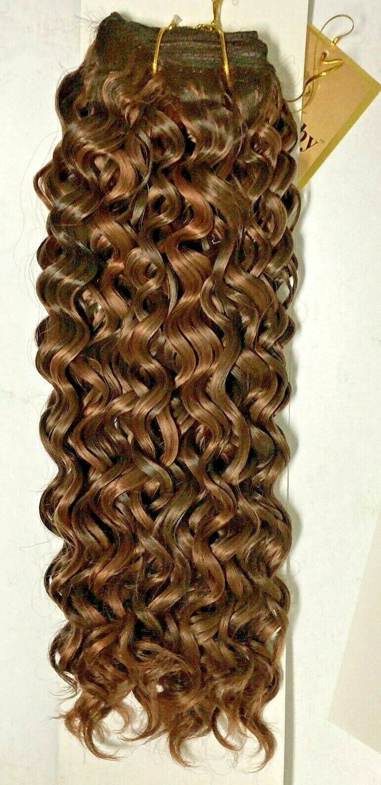 1 Pack Most Advanced Synthetic Wavy Hair Extensions Tangle Free 14″ Color F4/30