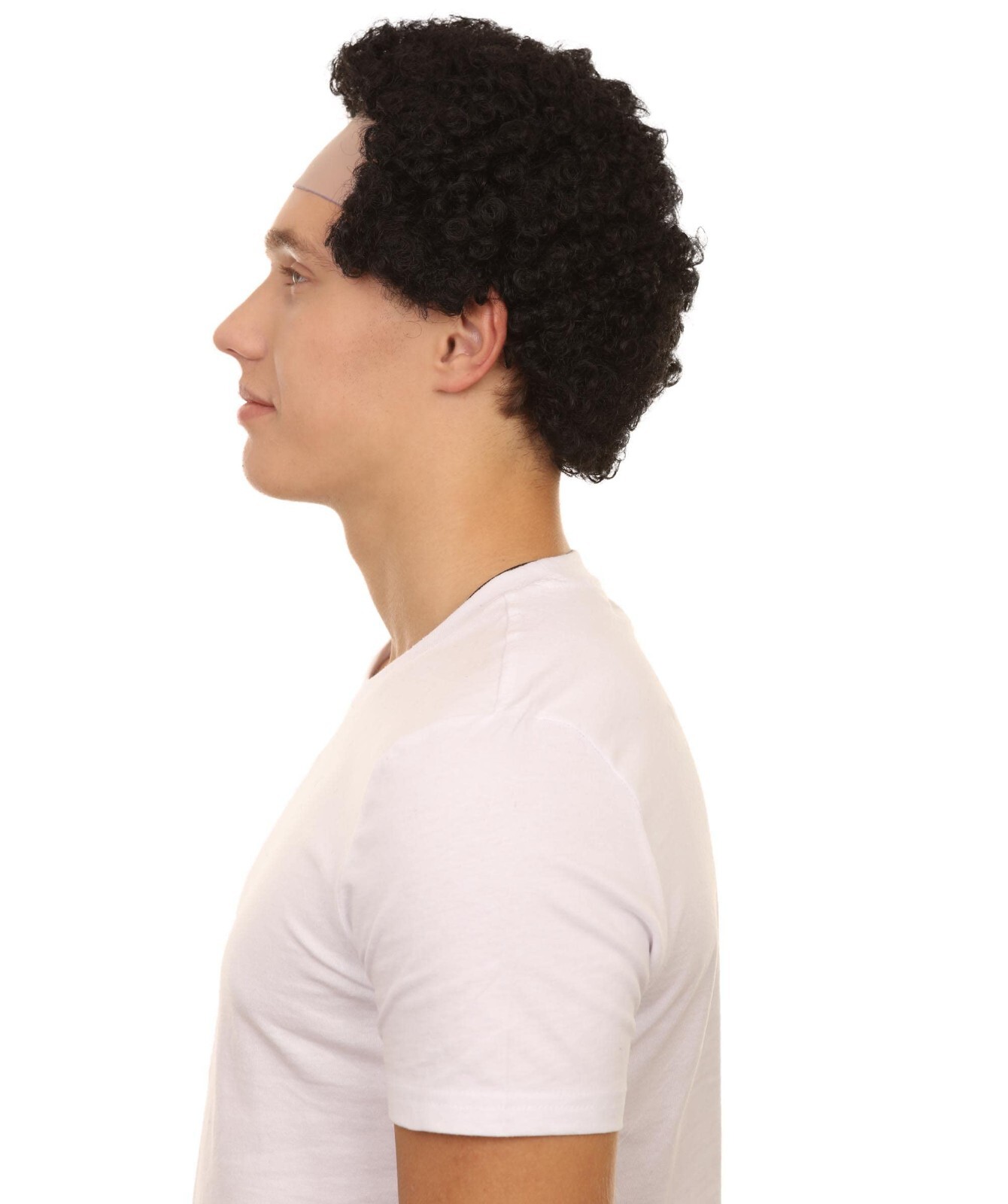 Curly Bald Mens Cosplay Halloween Wig | Premium Breathable Capless Cap HM-273
