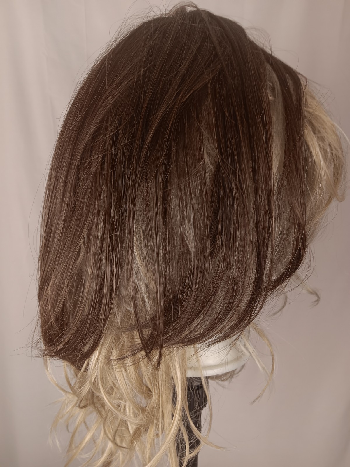 Belle Tress Lace Front Mono Top Straight 14 HF English Toffee Clip-in Topper