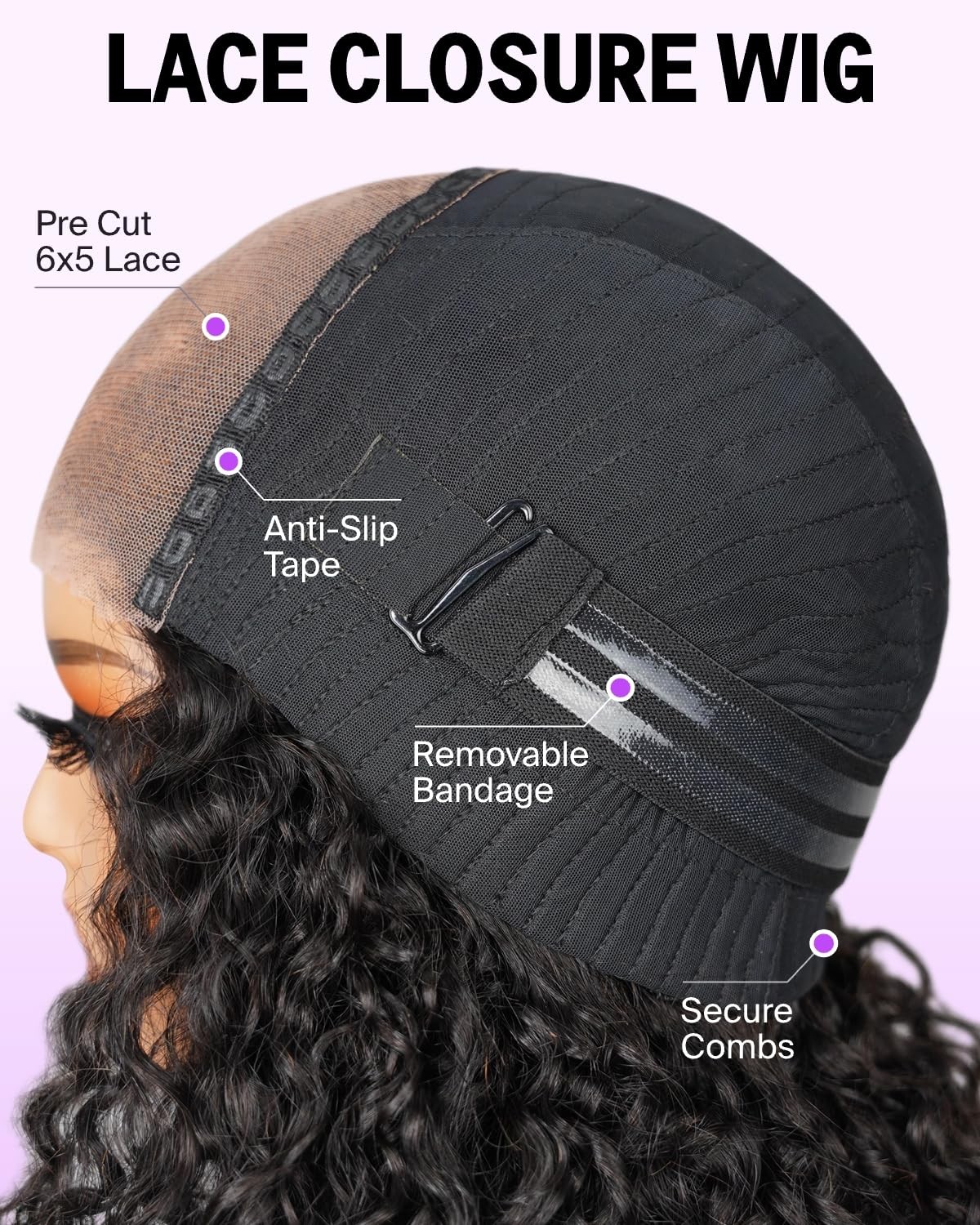 Megalook Hair 12A Bob Wig Human Hair Glueless Curly Bob Wig Human Hair Pre