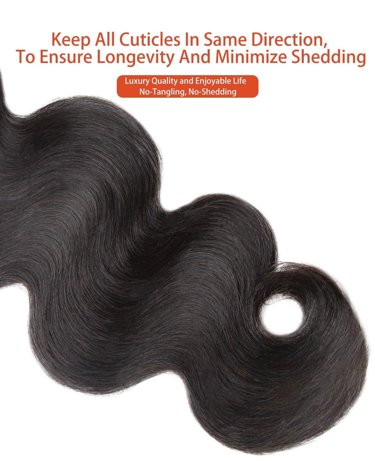 Mlip Raw Indian Human Hair Body Wave Single Bundle Only 3X Longer Lifespan100
