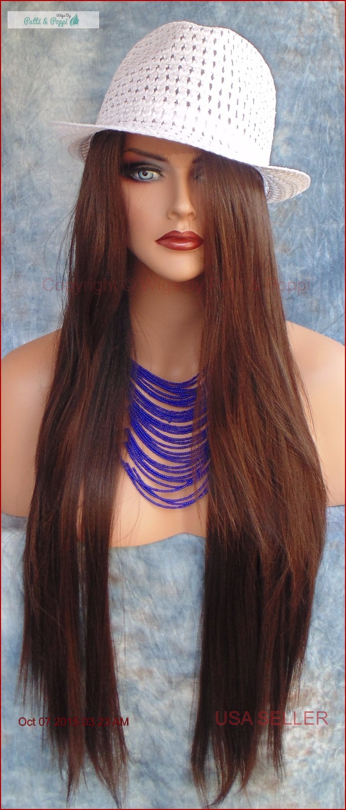 LONG SILKY STRAIGHT HEAT SAFE LACE FRONT WIG CLR FS4.30 LUSTROUS SEXY 156
