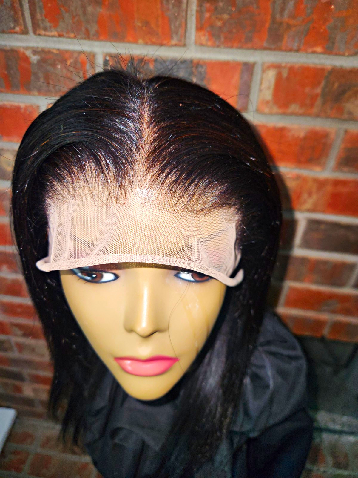 Pre-everything HUMAN BLEND Lace Front Wig Straight Women