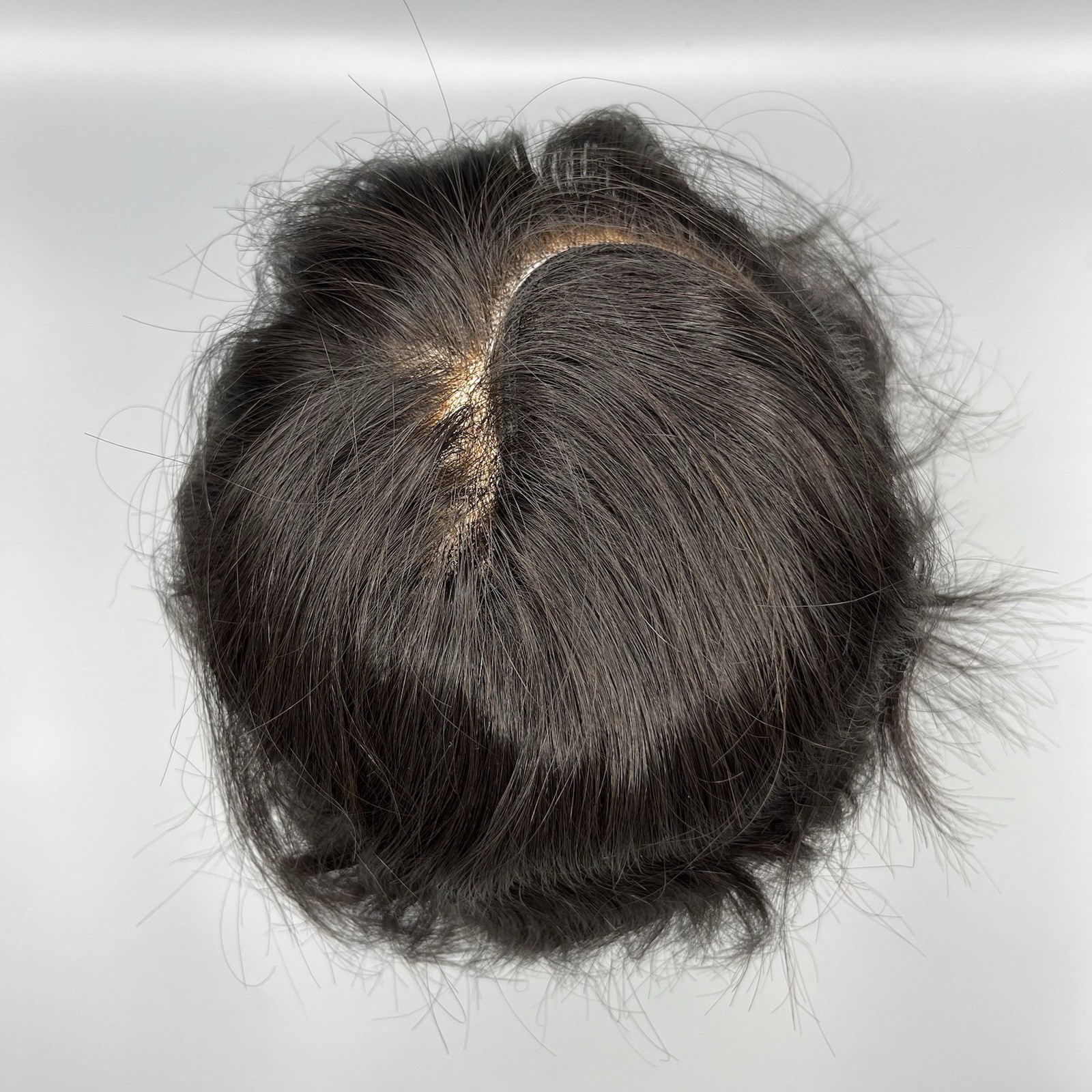 LUVME For You Dark Brown Human Hair Wig Shoulder Length Side Part Lace Wig