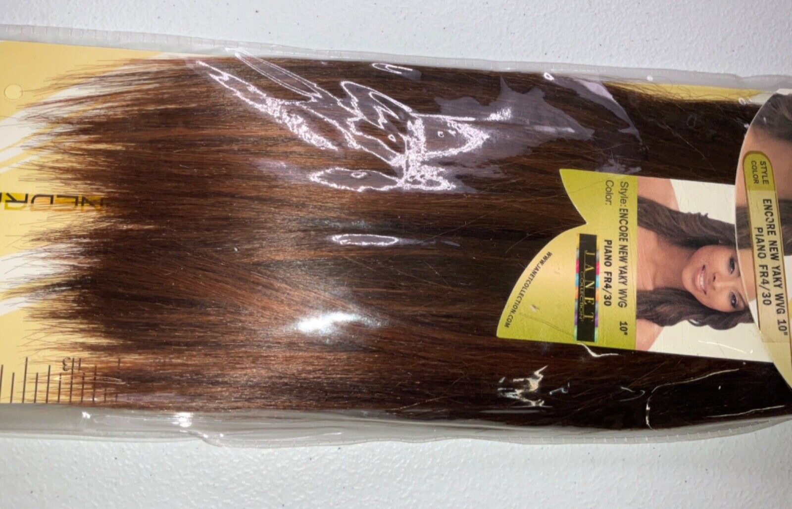 Encore 100% Human Hair New Yaky WVG Color Piano FR4/30 (10 inches)