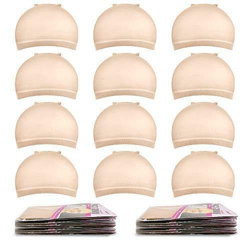 Wig Caps,MORGLES 20pcs Stretchy Nylon Wig Caps Stocking Caps For Wigs Wig Caps