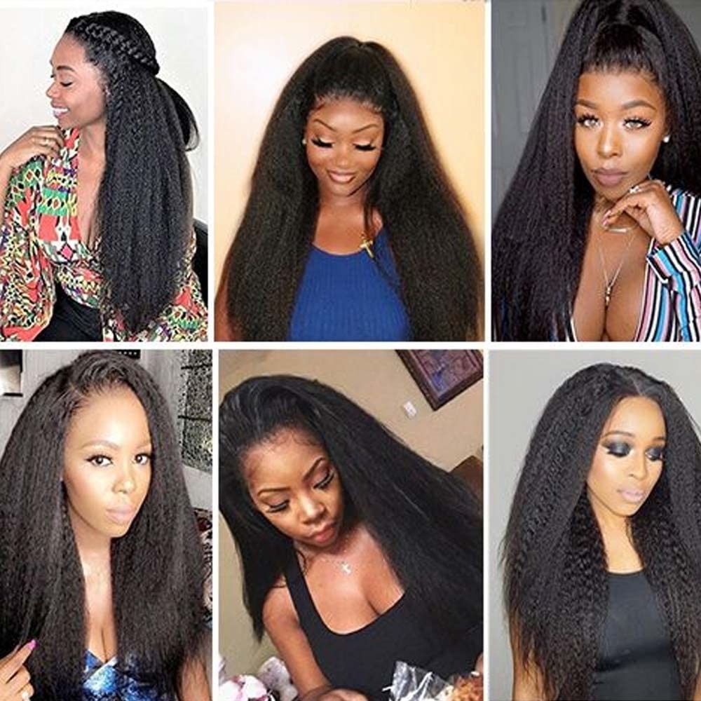 Mamart Yaki Straight Human Hair Weave Bundles Kinky Straigh Bundles 26 28 30