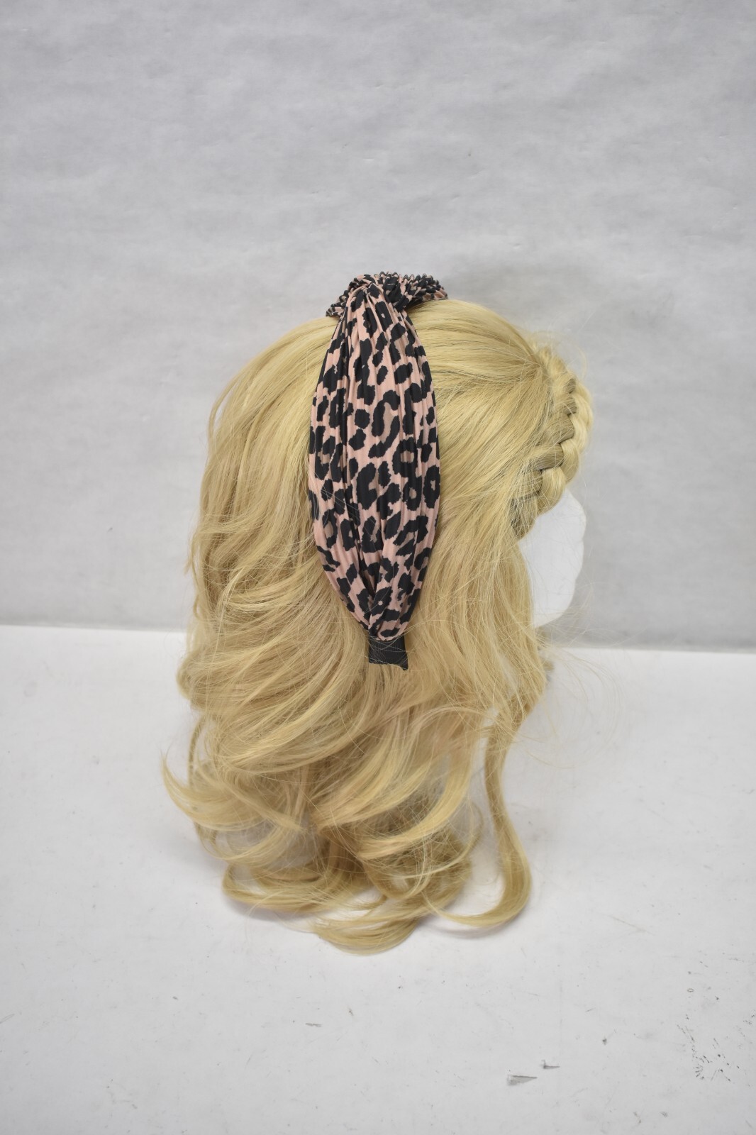 Locks & Mane Demi Wig Blonde Hair Headband Clip In w Headband Accessory Care