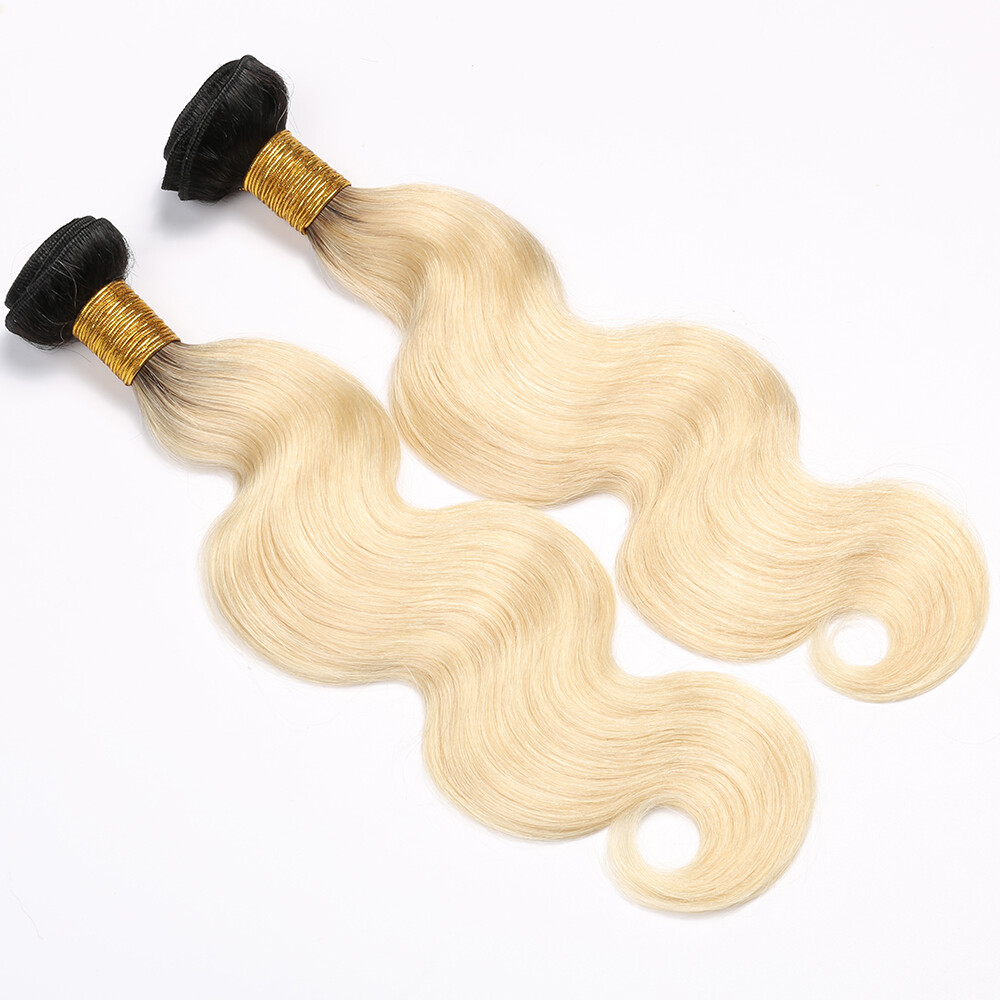 Ombre 8A Brazilian Virgin Human Hair Weft 1/3/4 Bundles Body Wave Hair Extension