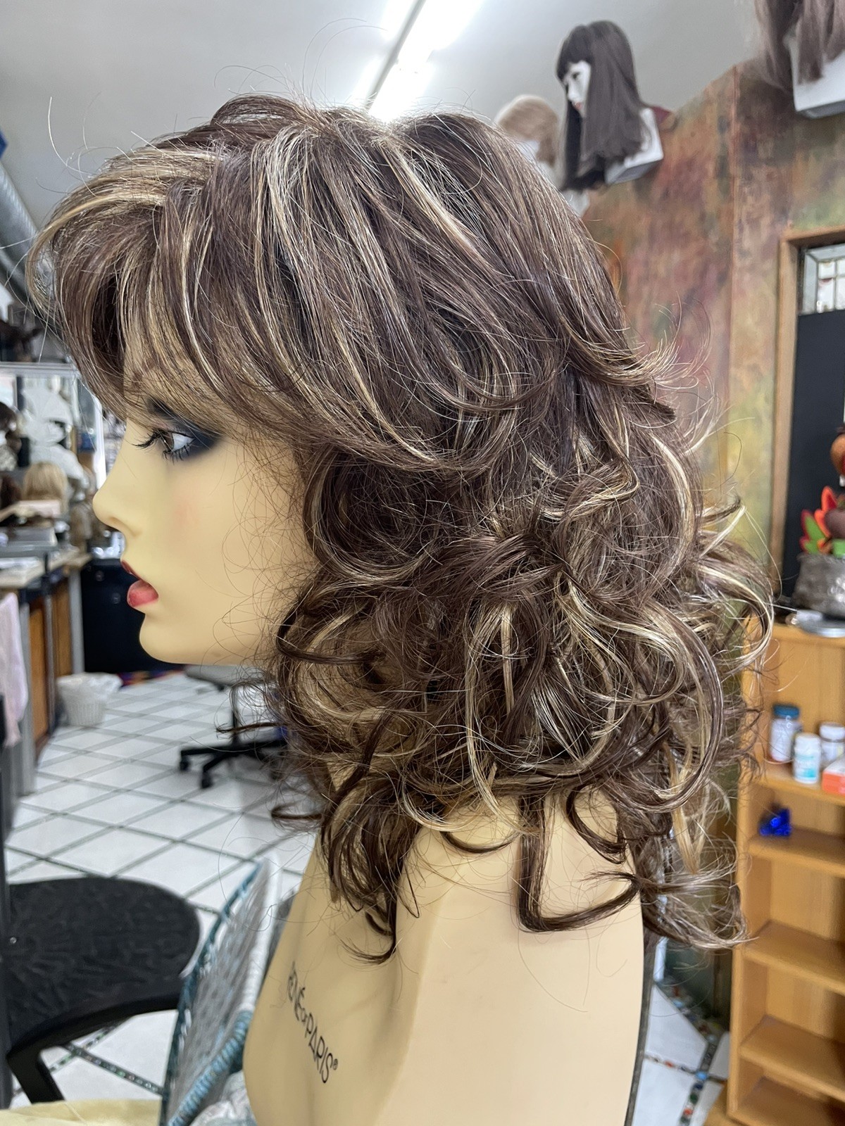 JESSICA WIG Estetica R8/26H Gold Brown+GoldBlond Hi Stretch Capless-Open Wefted