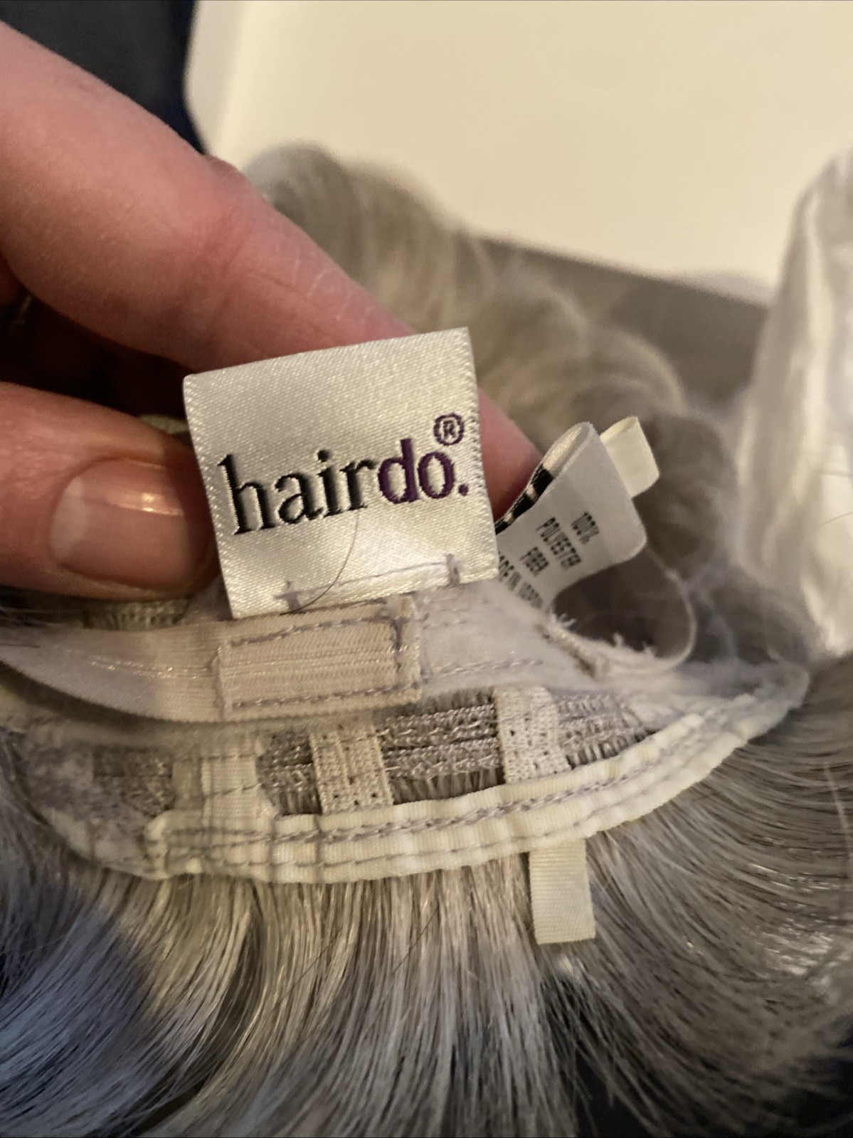 Textured Fringe Bob Wig Hairdo by HAIRUWEAR Silver Light Grey R56/60