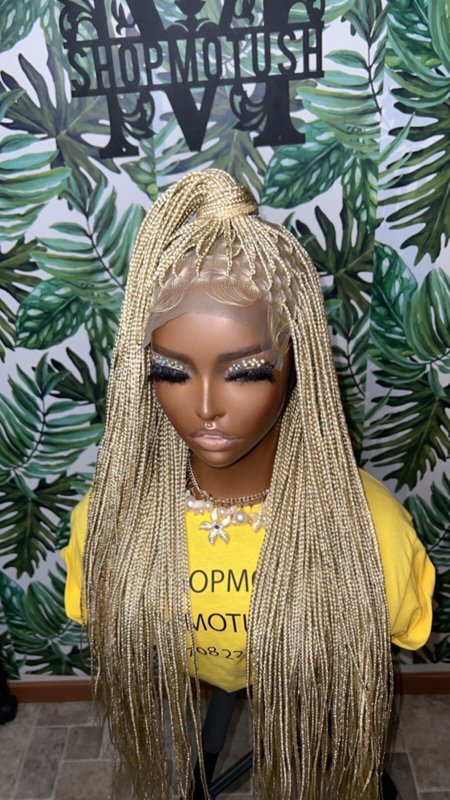 Small Size Knotless Box Braided Wig,Box Braid Wig, Knotless Braids,Lace Braids
