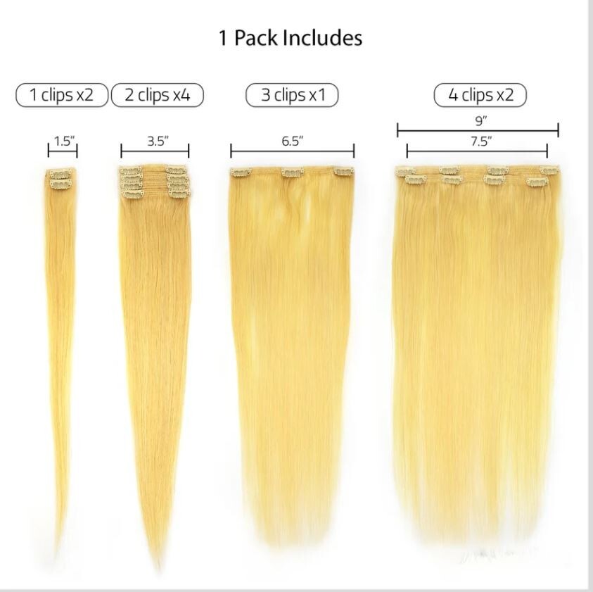 PURE 9PC CLIP-IN STRAIGHT CLPC918-18/24
