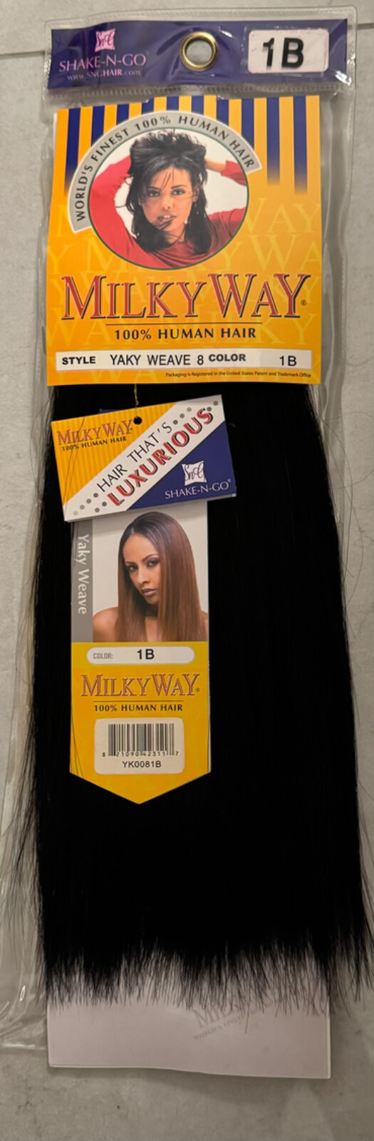 MILK WAY YAKY WEAVE 8” #1B