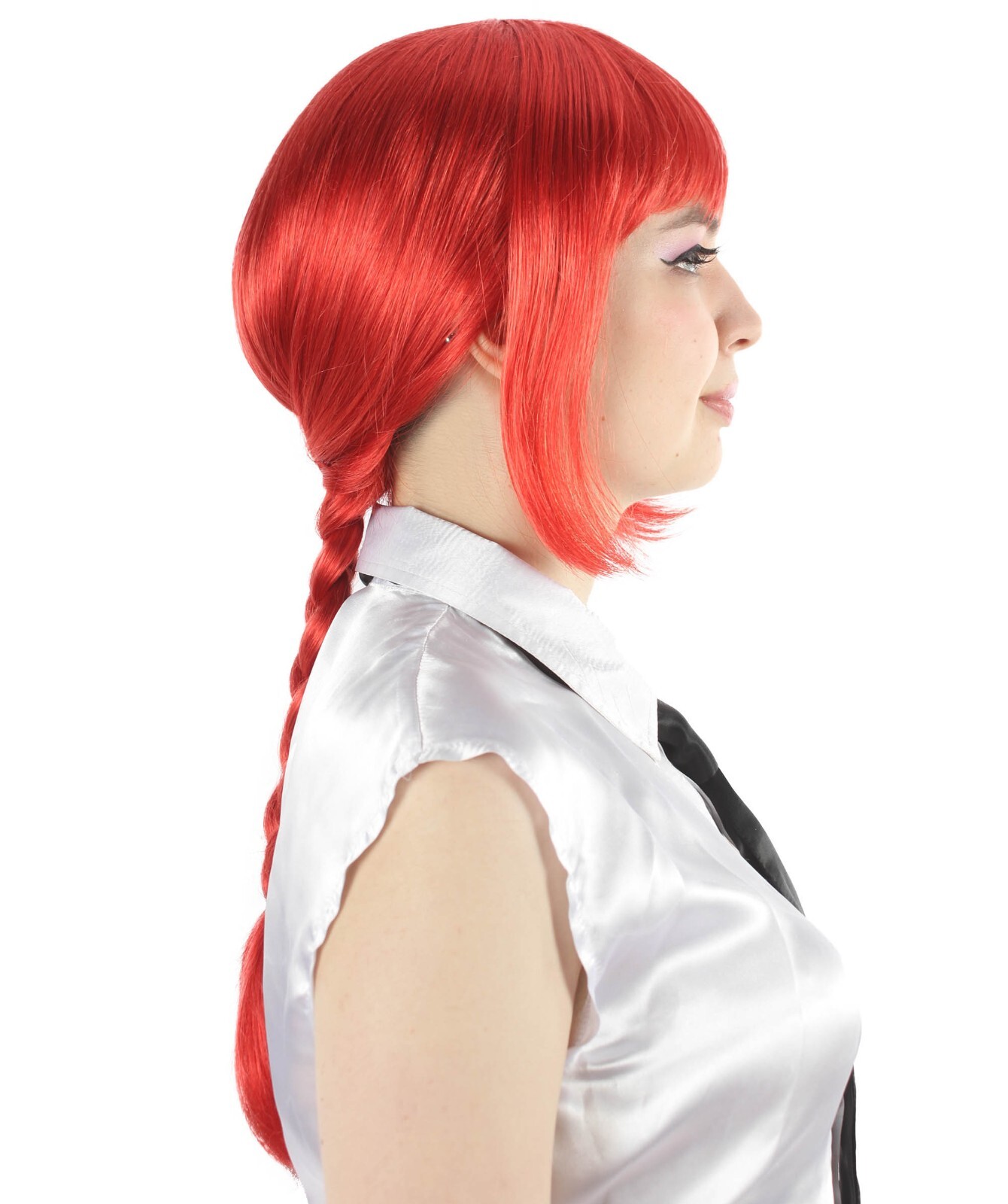 Adult Women’s Supernatural Anime Light Red Braided Wig HW-7090