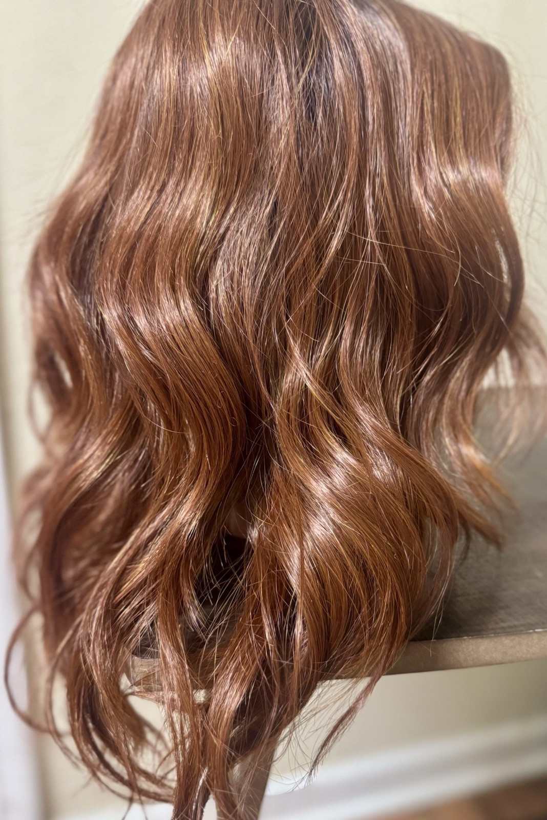 Dalgona 16 HF Hand-tied Cayenne with Ginger Root Wig