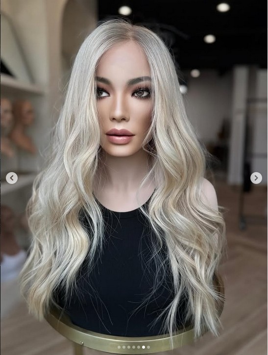 Blonde Dark Roots Wave 13×4 Lace Front Wig 100% Human Hair Wig