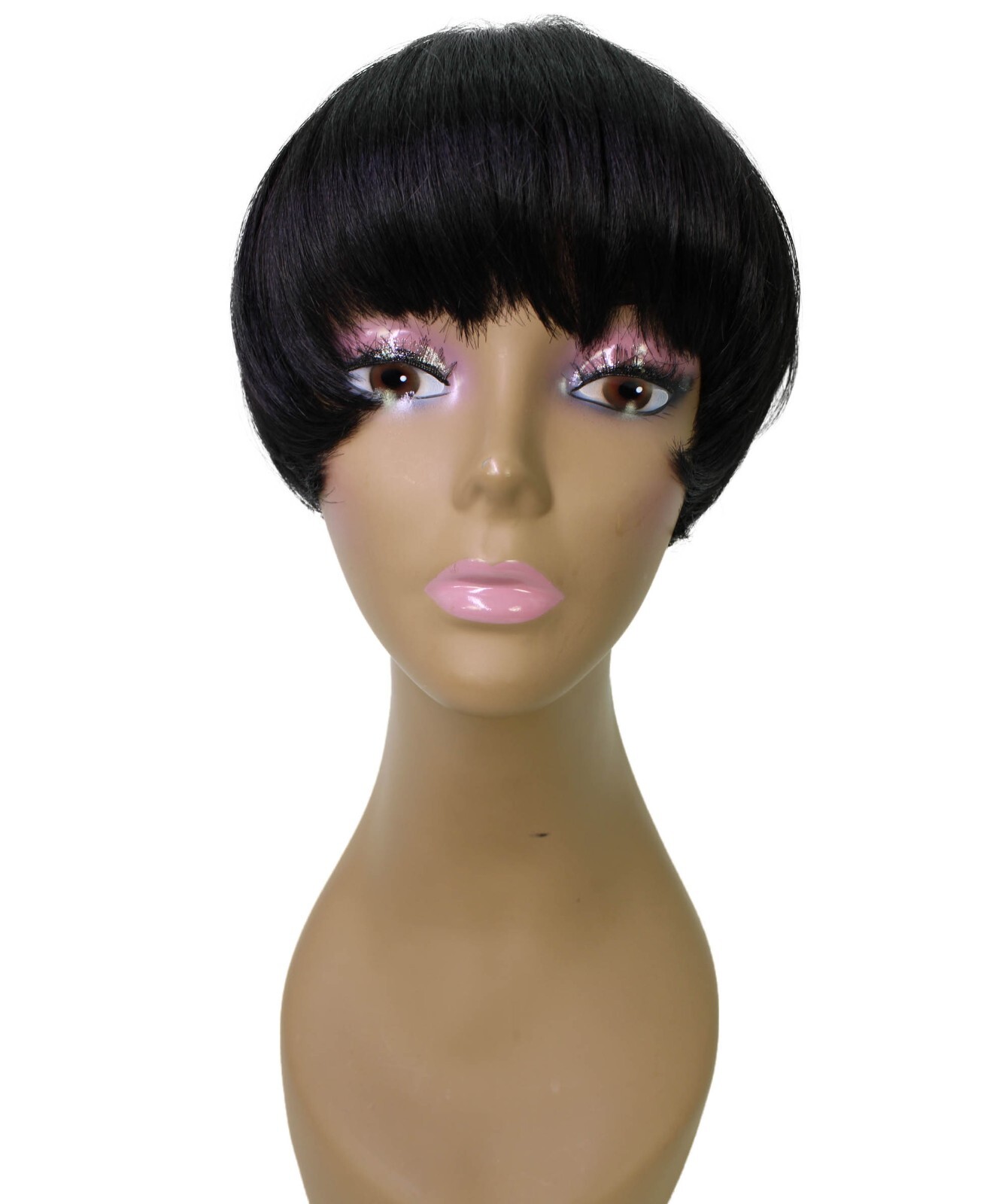 LUXLUXE Alyssa Straight Bob 9″ Full Wig Ful Cap Wig Heat Resistant Fiber