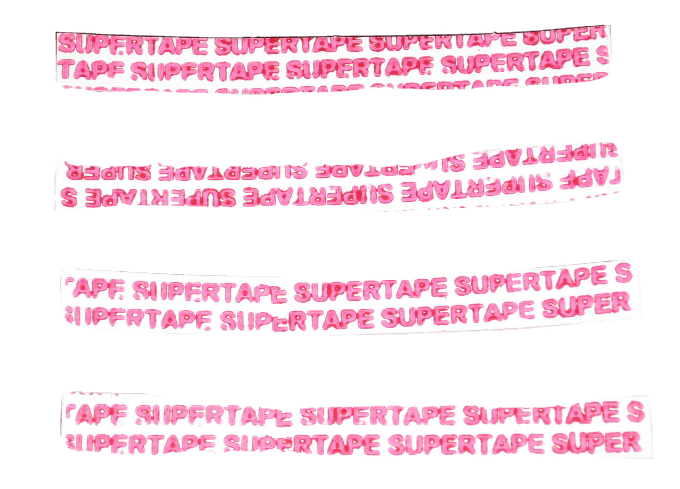 SUPERTAPE STRAIGHT( ST )THIN STICK CONTOUR HAIRPIECE TAPE 36 STRIPS ~ WIGS.