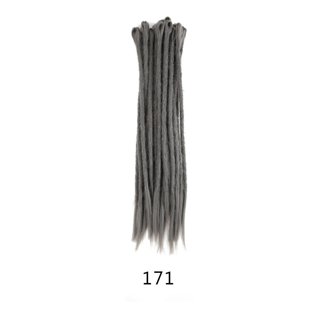 50cm Ombre Dreadlocks Extensions Crochet Braiding Hair Dreads Locs Synthetic New