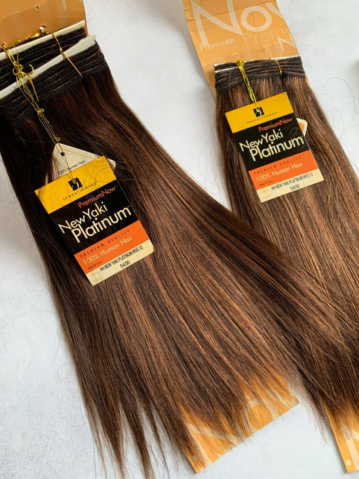 100% Human Hair, Sensationnel, New York Yaki Premium Weaving Hair 2-Pack Bundle