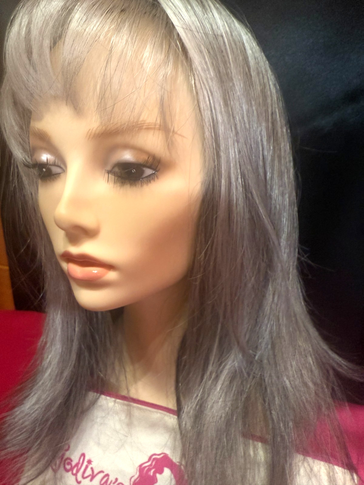 Godiva’s Secret Wigs “Taylor Wig” Silver Stone LARGE Cap