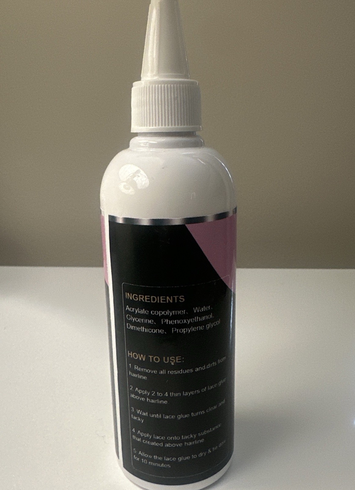 Berjbeauty Lace Wig Glue — Strong Hold Waterproof Adhesive