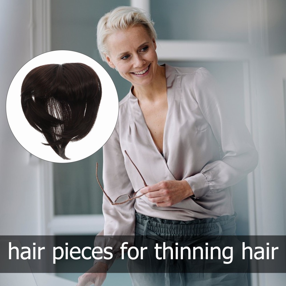 Hair Volume Topper High Temperature Fiber 1Set 7.9×5.1×5.1in