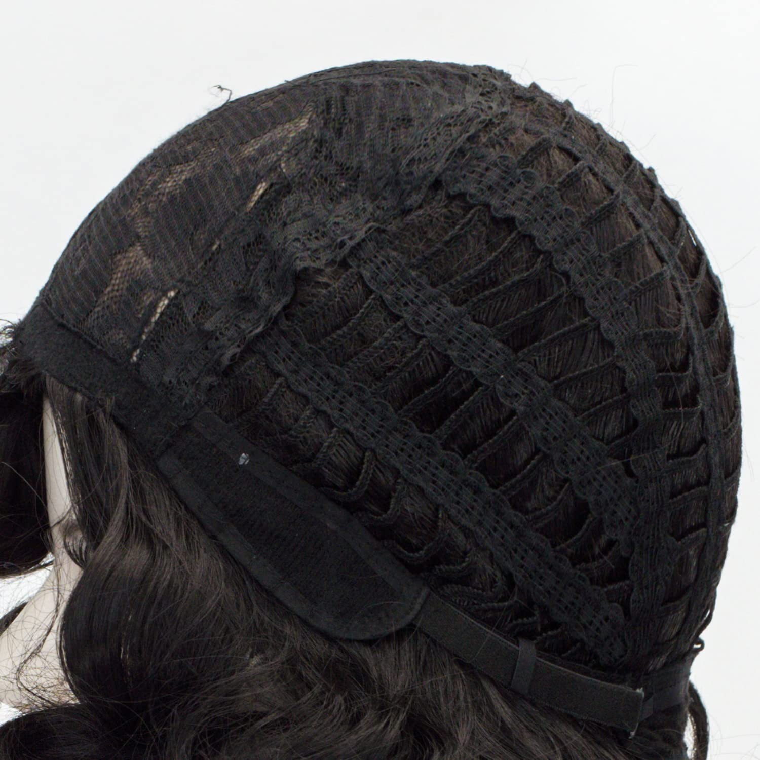 1920s Finger Wave Wig Women 30s Flapper Wig Lady Rockabilly