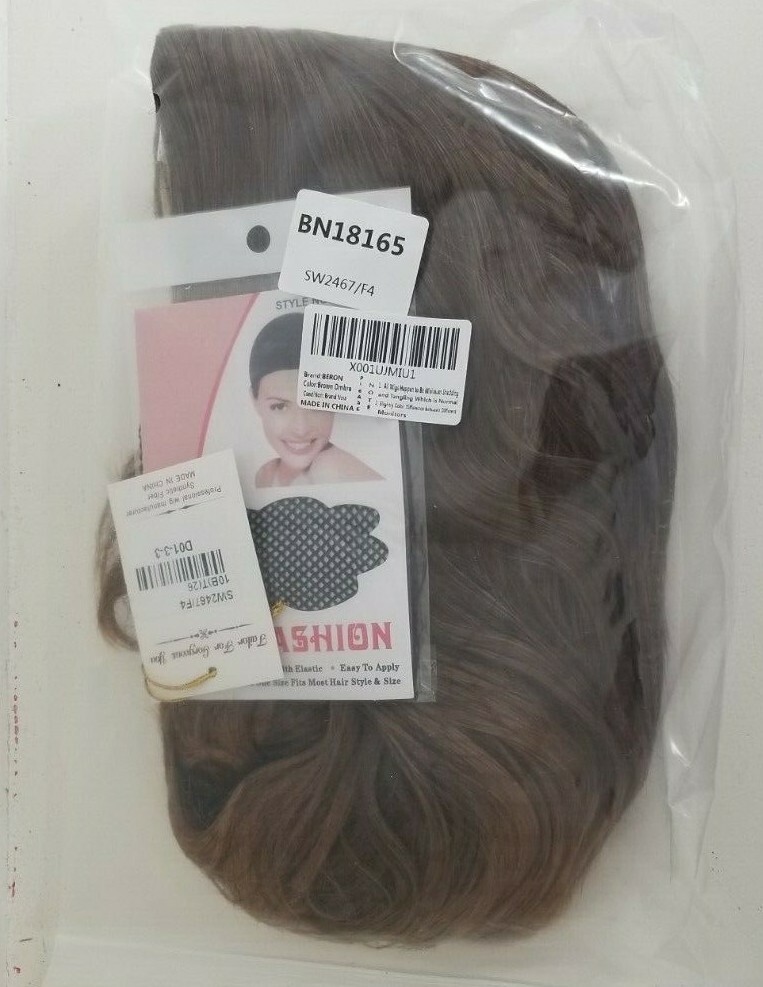 BERON 14″ Women/Girls Brown Wig – with wave … New with tags