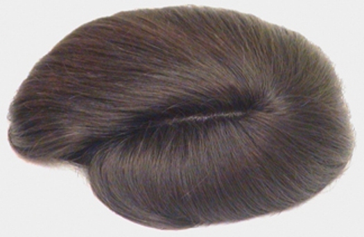 MENS HUMAN HAIR TOUPEE MALE STRAIGHT WIG HAIRPIECE MESH BASE POLYURETHANE EDGE