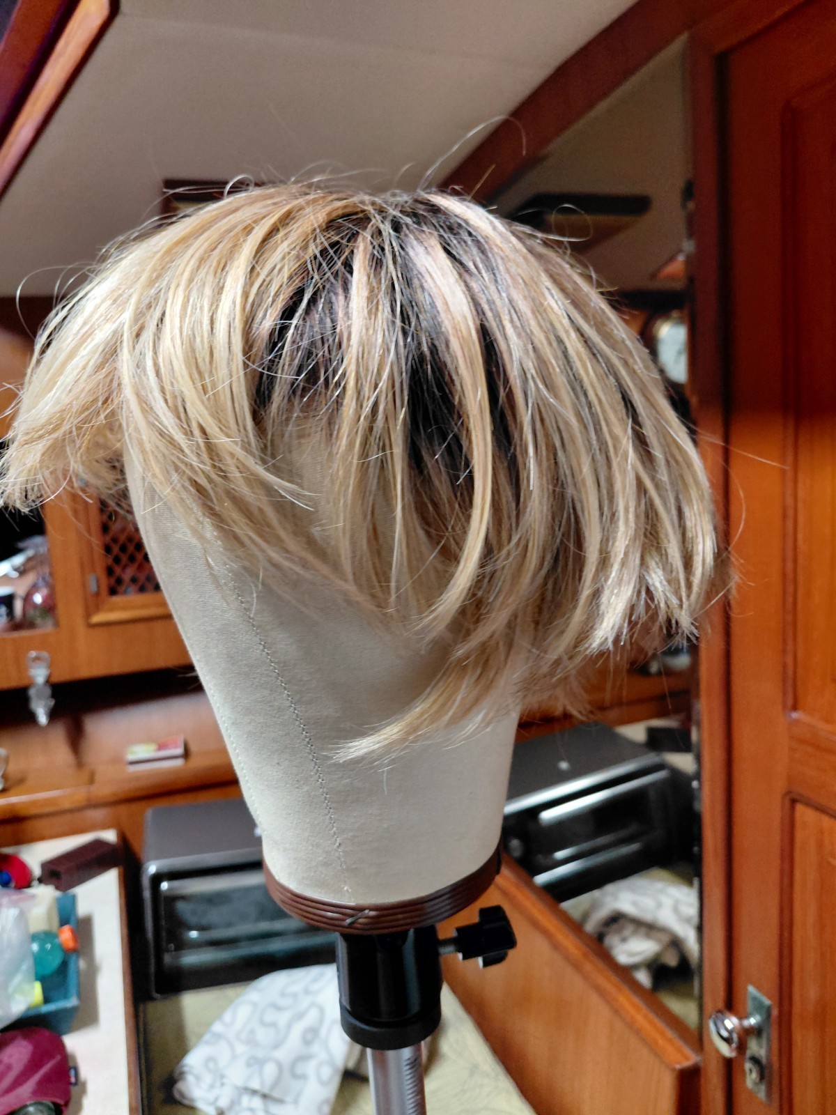 Godiva’s Secret Wigs Medium Spring Honey Clip-In Synthetic Layered Hairpiece
