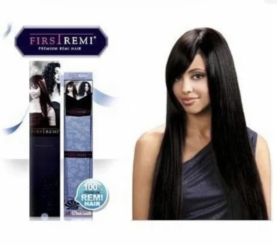 First Remi Premium Remi Hair Classic Wave Remi 12” Color 1B