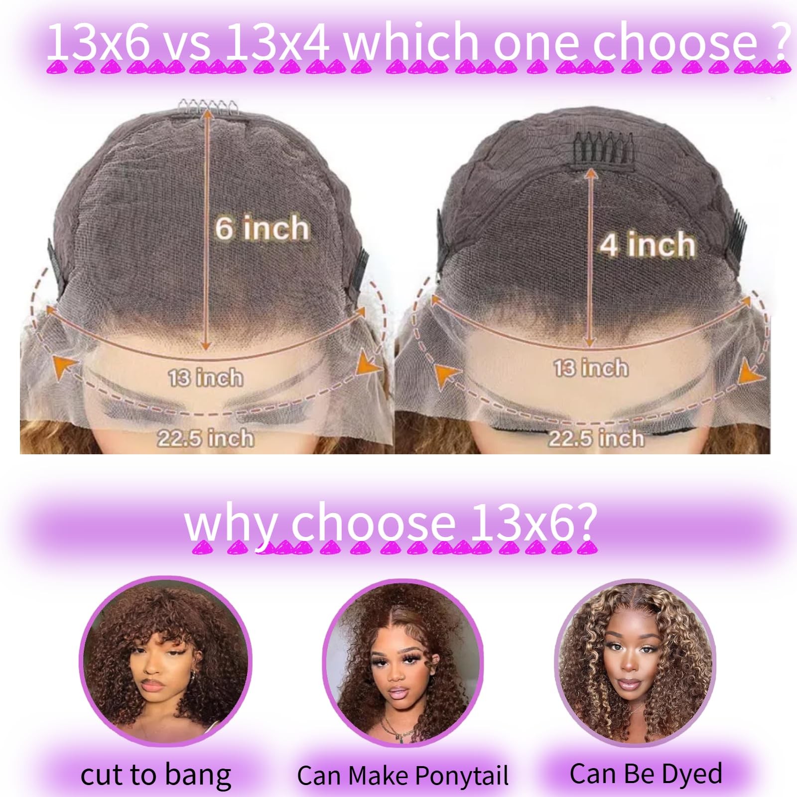 Jolanly Chocolate Brown Bob Wig Human Hair 13X6 Deep Wave Lace Front Wigs Human