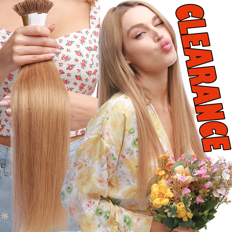 I-Tip Stick 100% Remy Human Hair Extensions Pre Bonded Keratin Fusion 1G/S Thick