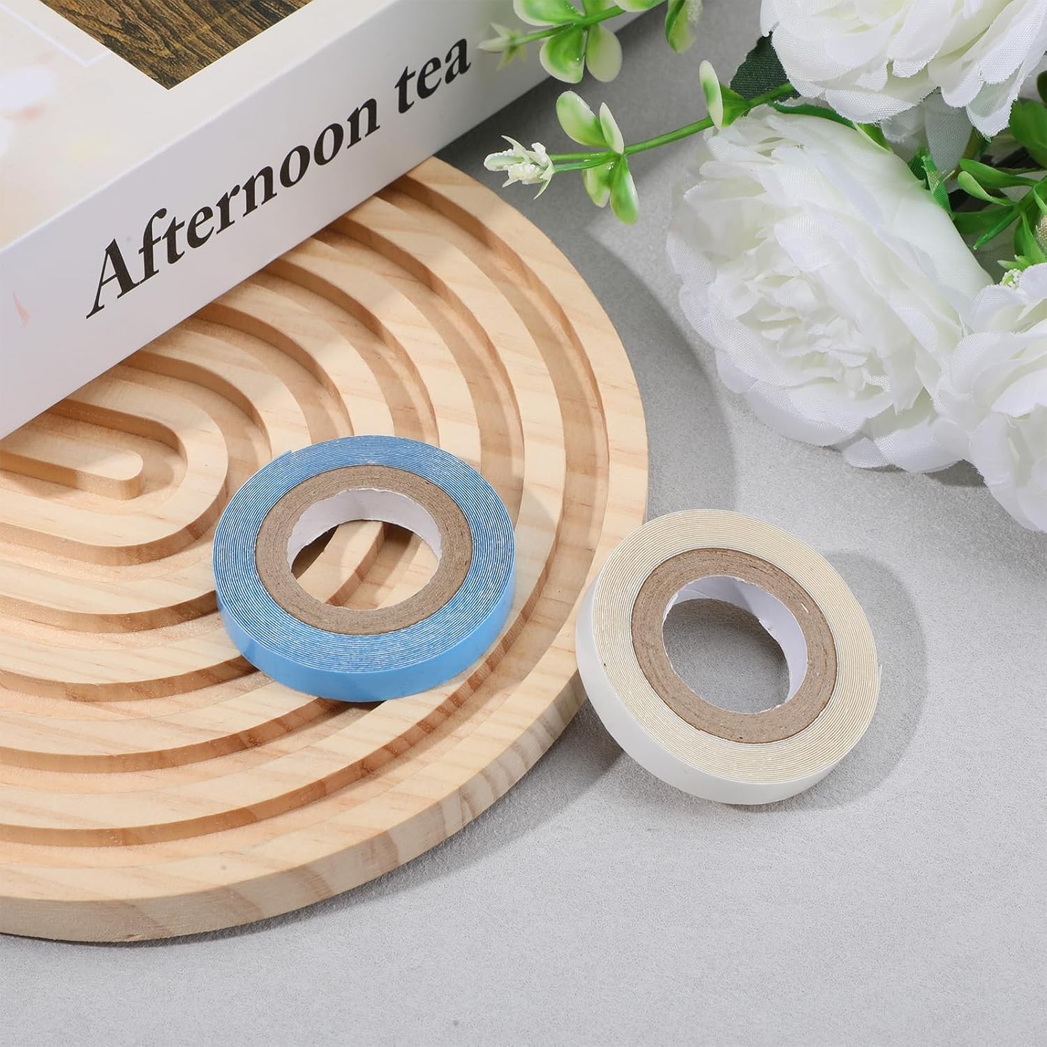 2 Rolls Hair Extension Tape, 3yard Adhesive Replacement Tape for Hair Extensions