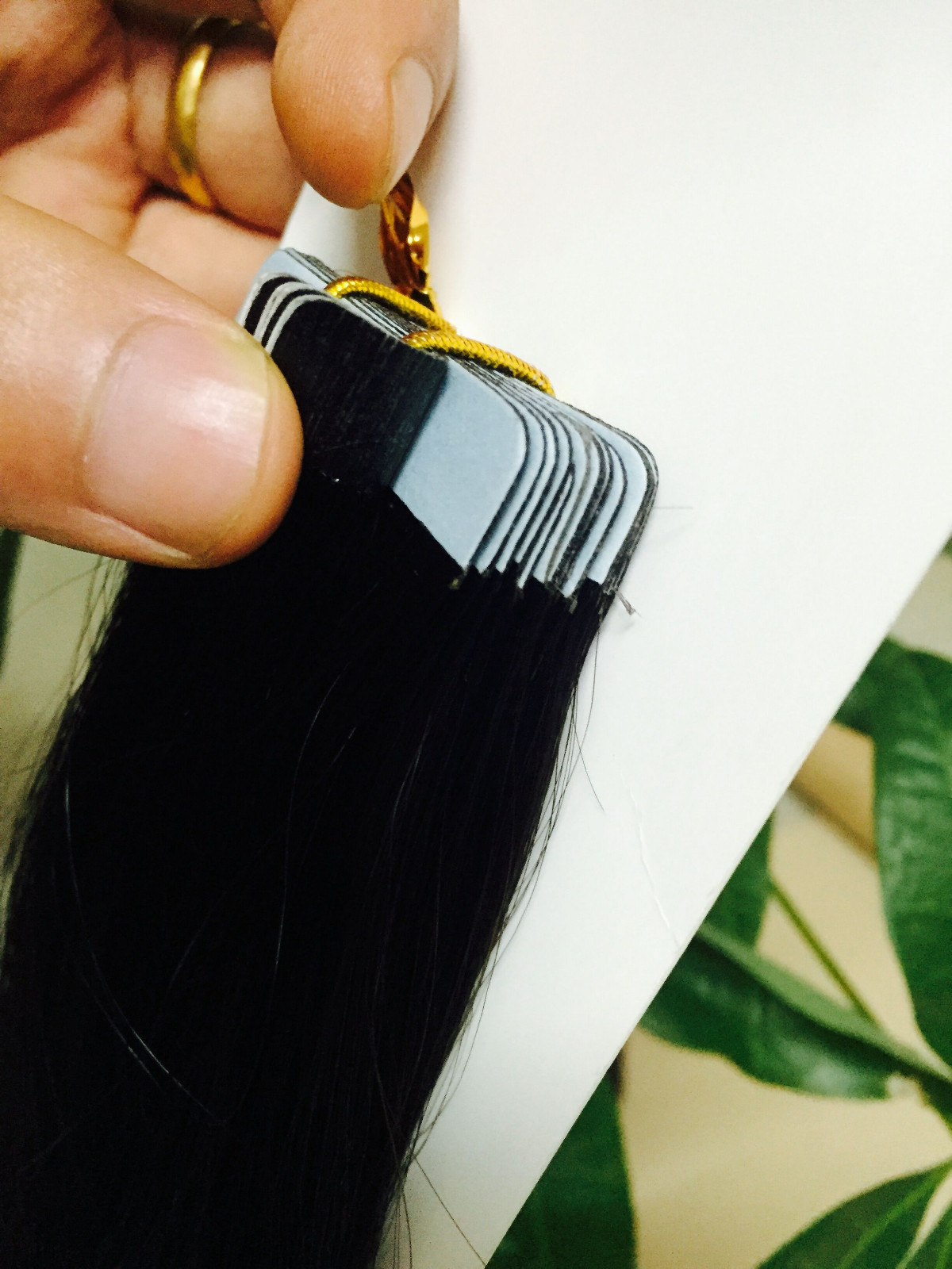 Real Remy Human Hair Extensions Tape In Skin Weft Seamless 16-26 Inch Ombre Hair