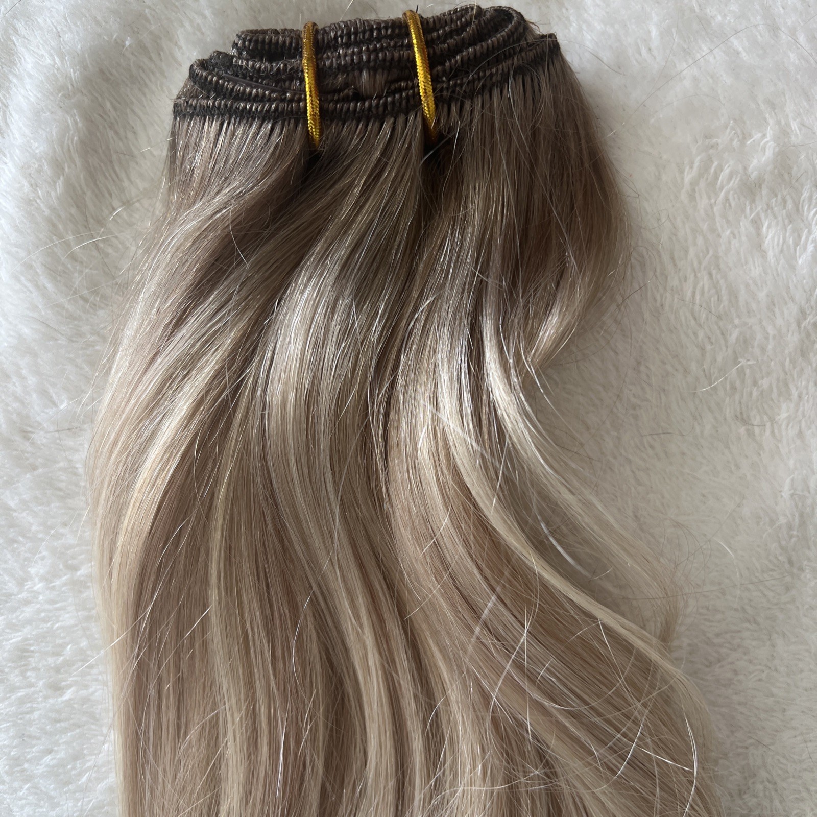 Sunny Hair Clip In Hair Extensions Real Human Hair 120G Remy Hair Clip In 18 in