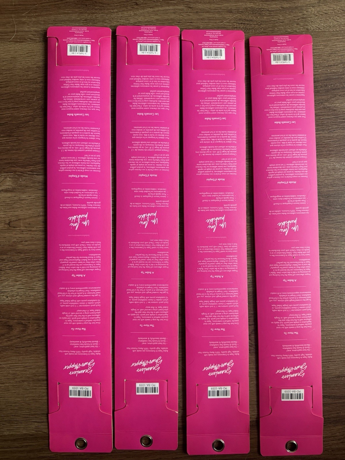 Babe Tape-In Hair Extensions 14in Straight Remy Human Hair Black #1 Betty 10